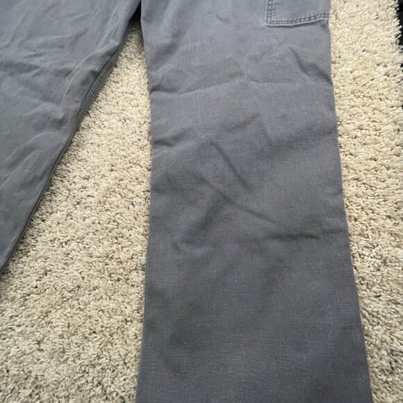 Carhartt Relaxed Fit Pants Size 40x32 Gray Adult Men’s Straight Cut Zipper Fly - Picture 12 of 15